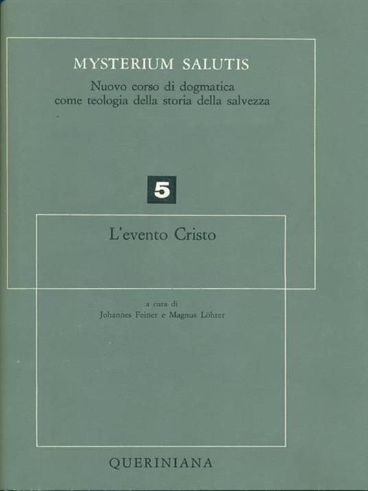 L' evento Cristo vol 5 - J. Feiner - copertina