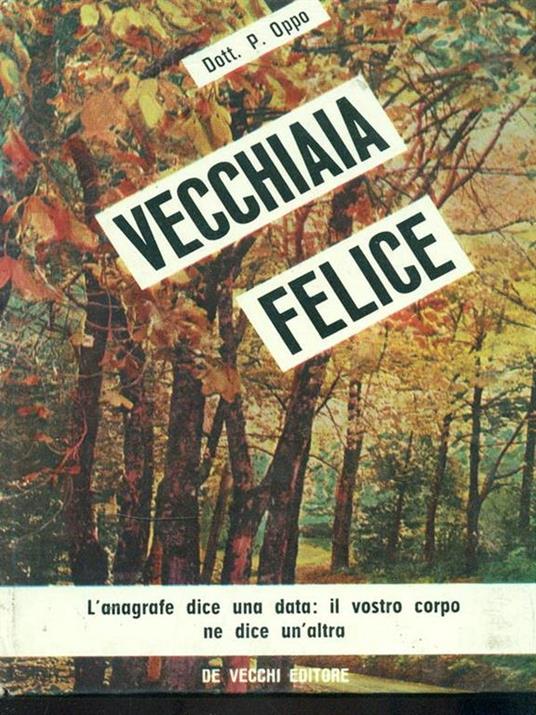 Vecchiaia felice - copertina