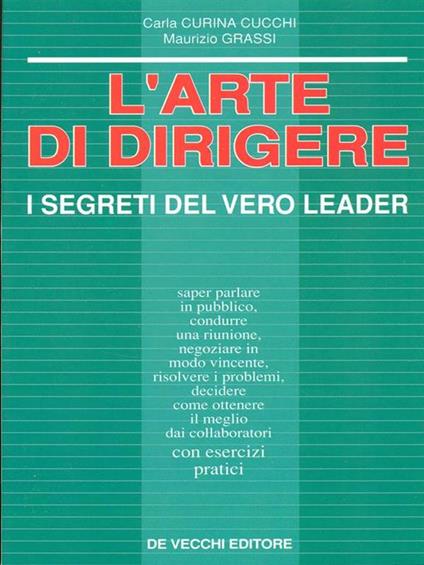L' arte di dirigere - copertina