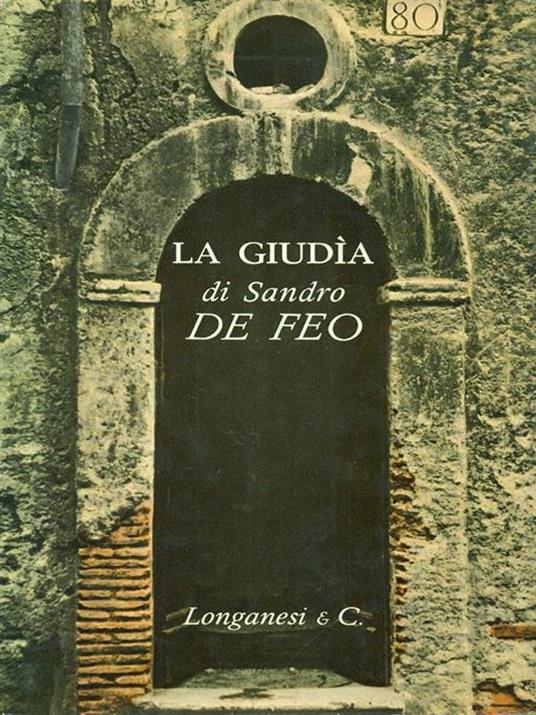 La giudia - Sandro De Feo - copertina