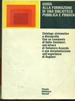 Guida alla formazione di una biblioteca pubblica e privata