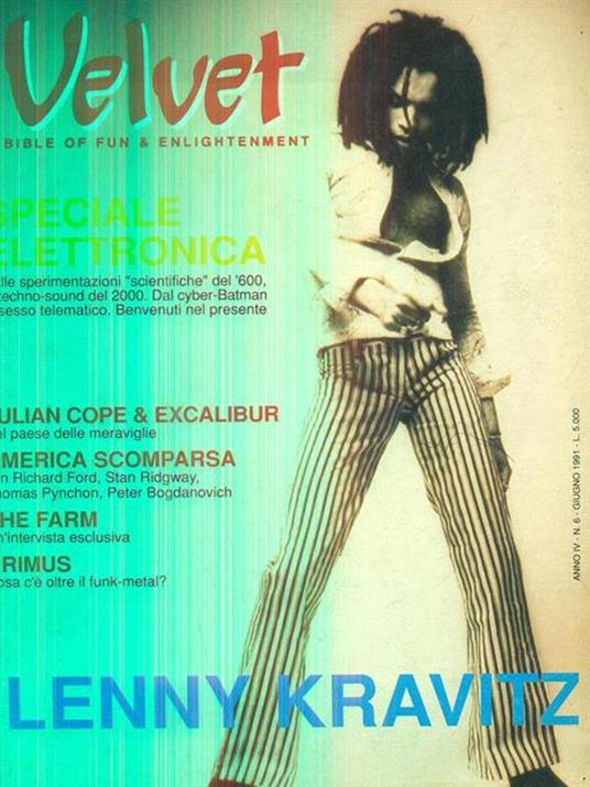 Velvet Giugno 1991 n 6 - copertina