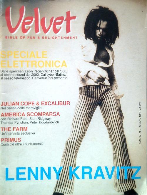 Velvet Giugno 1991 n 6