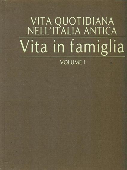 Vita quotidiana nell'Italia antica 2 volumi - copertina