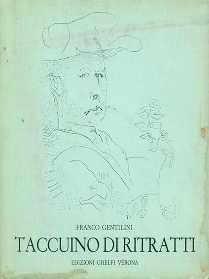 Taccuino di ritratti - Franco Gentilini - copertina