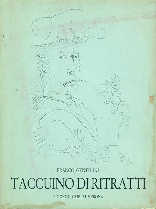 Taccuino di ritratti - Franco Gentilini - copertina