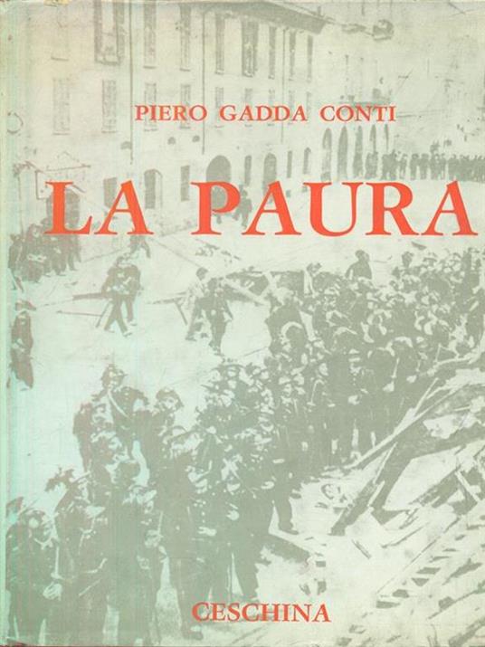 La paura - Piero Gadda Conti - copertina