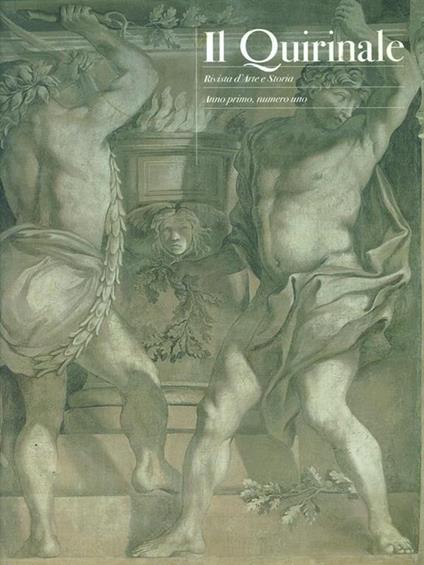 Il Quirinale Anno primo, numero uno - copertina