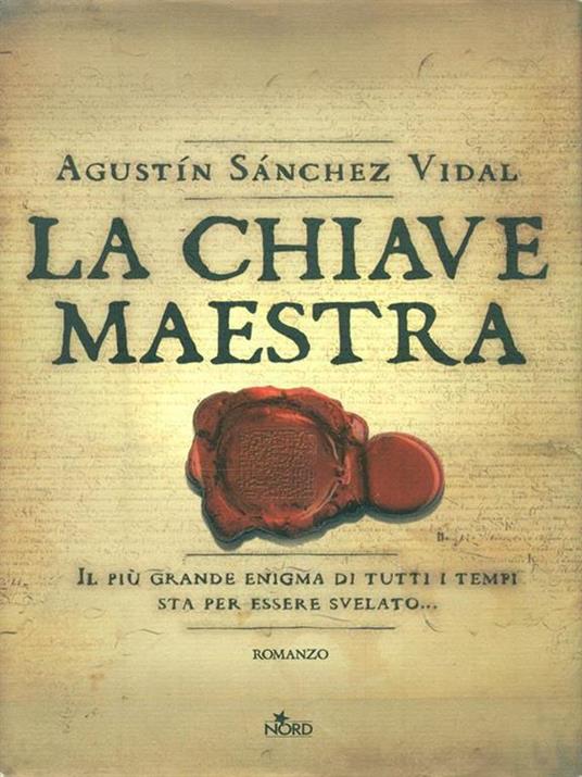 La chiave maestra - Agustín Sánchez Vidal - copertina