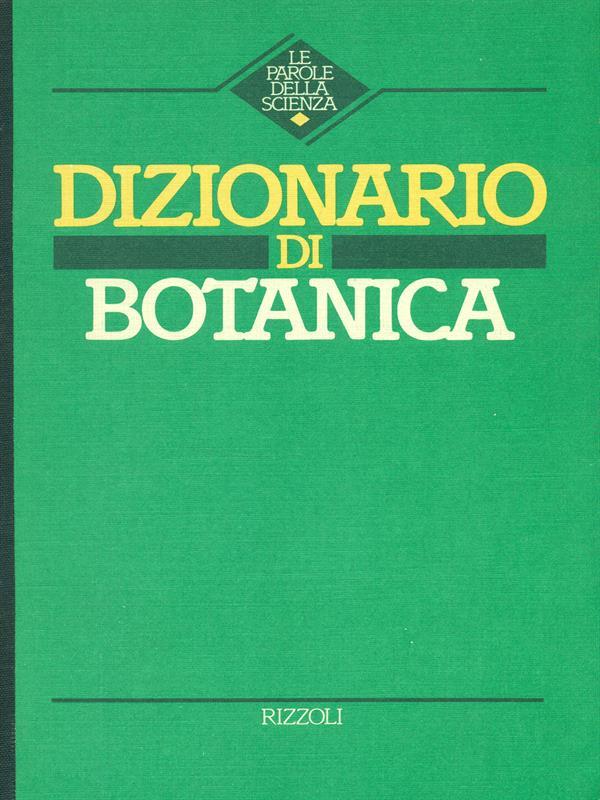 Dizionario di botanica