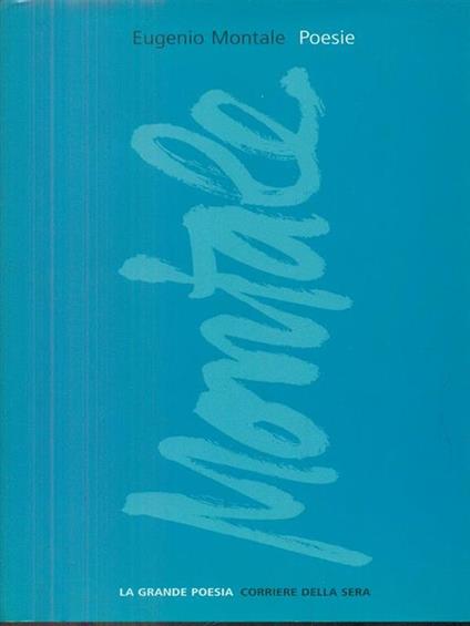 Poesie - Eugenio Montale - copertina