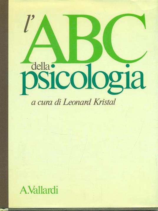 L' ABC della psicologia - Leonard Kristal - copertina