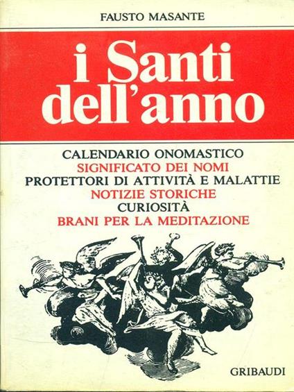 I santi dell'anno - Fausto Masante - copertina
