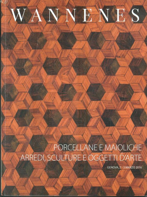 Porcellane e maioliche. arredi, sculturee oggetti d'arte. asta 2 Marzo 2016