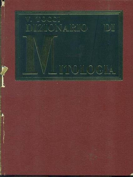 Dizionario di mitologia - Vandregisilo Tocci - copertina