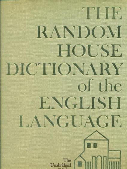 The Random House Dictionary of the English Language - copertina