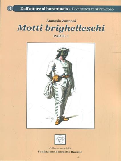 Motti brighelleschi. Parte I - Atanasio Zannoni - copertina