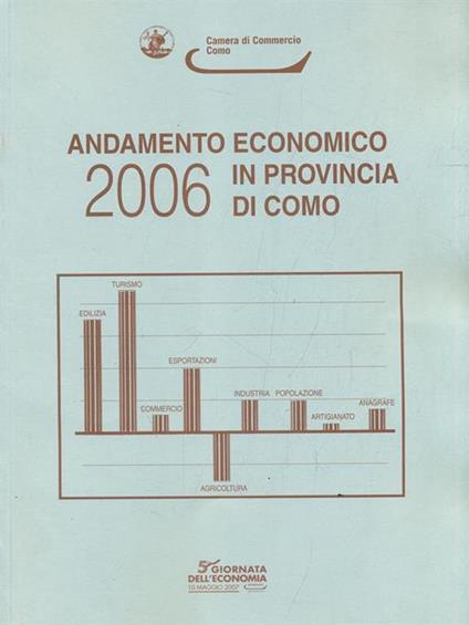 Andamento economico Provincia di Como. Anno 2006 - copertina