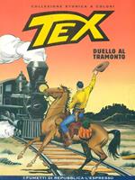 Tex duello al tramonto