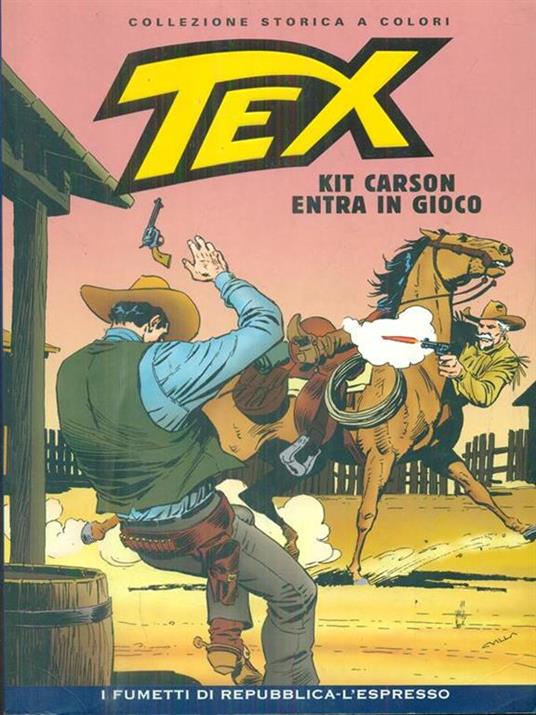 Tex kit carson entra in gioco - copertina