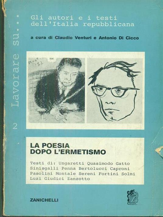 La poesia dopo l'ermetismo - Maria Venturi - copertina