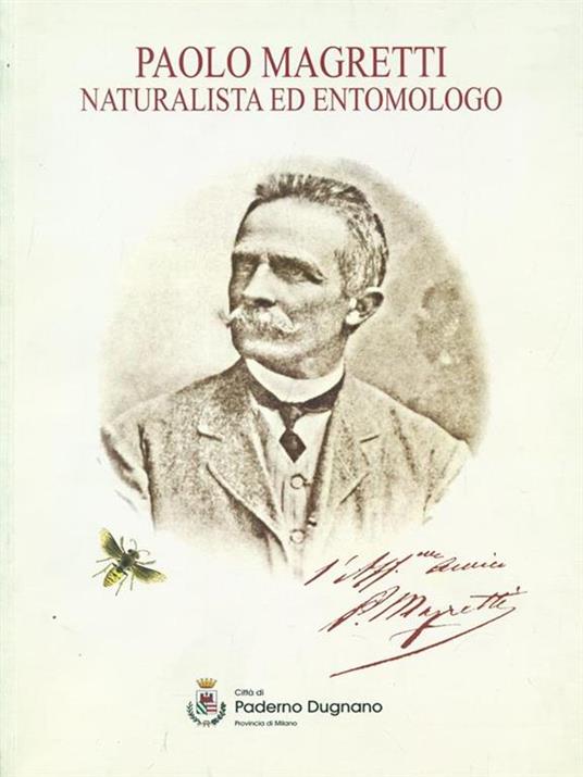 Paolo Magretti naturalista ed entomologo - copertina