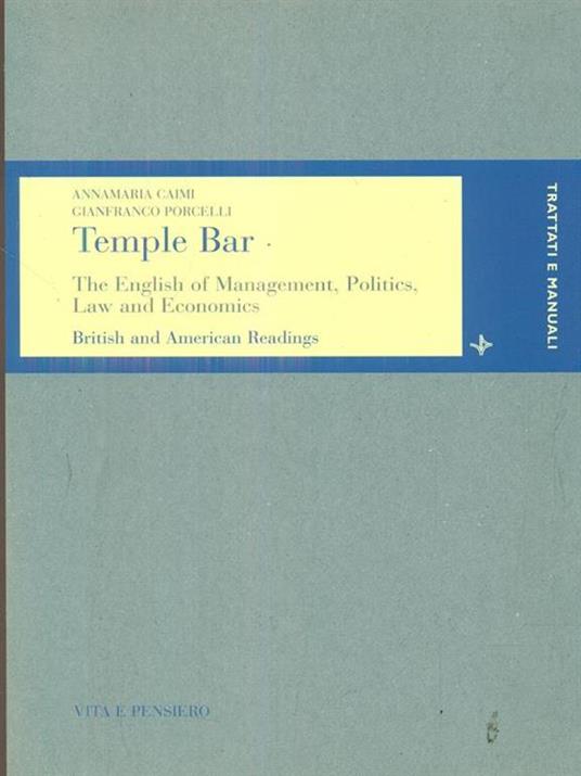 temple bar - Annamaria Caimi,Gianfranco Porcelli - copertina