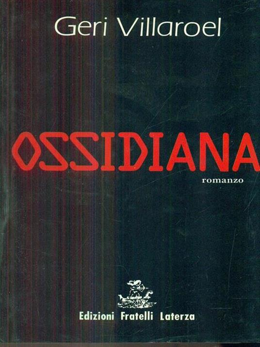 Ossidiana - copertina