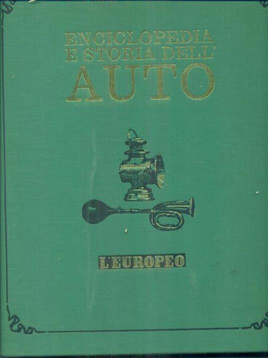 Enciclopedia e storia dell'auto - copertina
