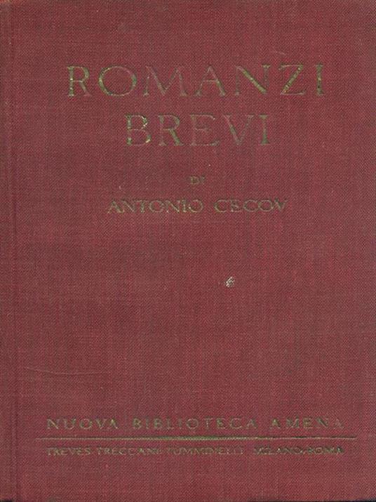 Romanzi brevi - Anton Cechov - copertina