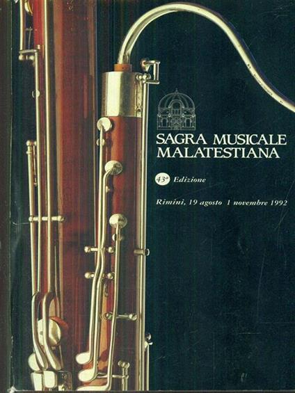 Sagra Musicale Malatestiana 1992 - copertina