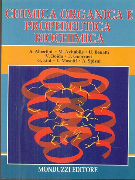 Chimica organica e propedeutica biochimica - Lanfranco Masotti - copertina