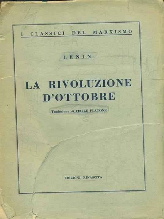 La Rivoluzione d'Ottobre - Lenin - copertina