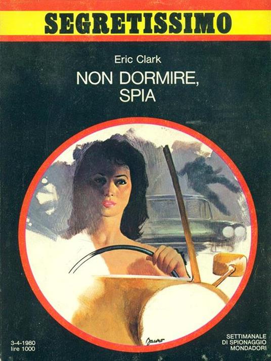 Non dormire, spia - Eric Clark - copertina