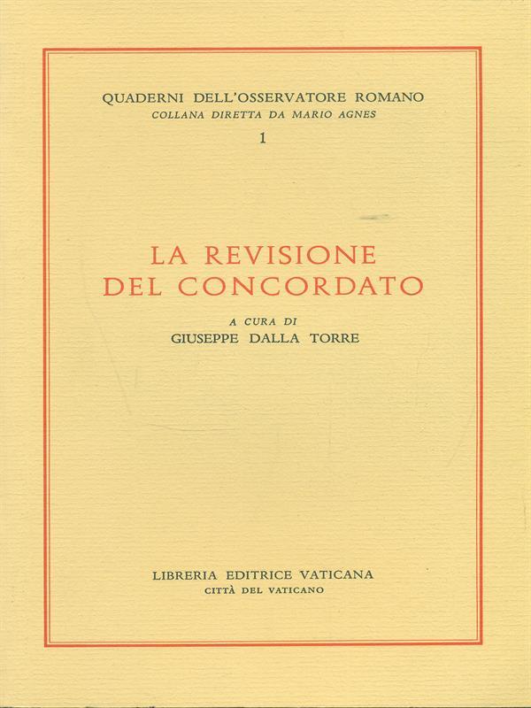 La revisione del concordato