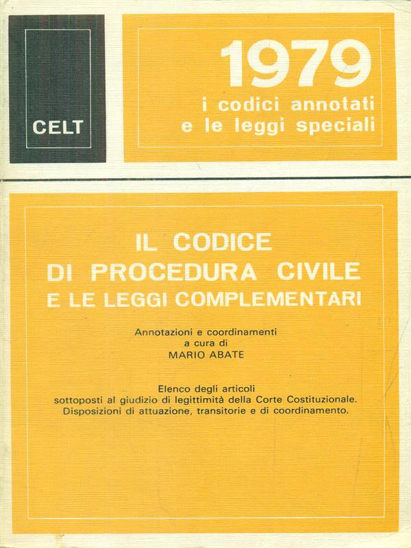 Il codice di procedura civile
