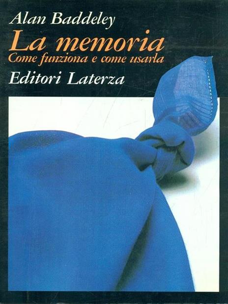 La memoria - Alan Baddeley - copertina