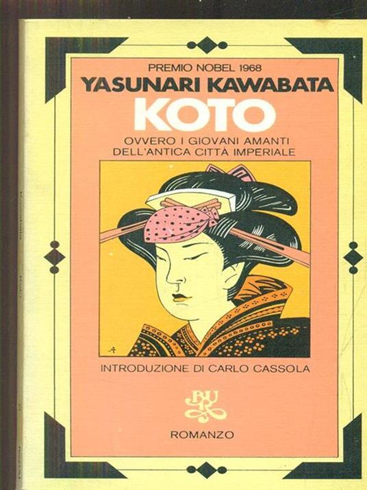 Koto  - Yasunari Kawabata - copertina