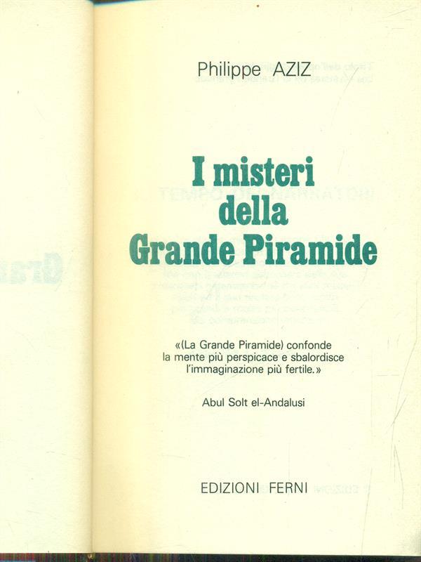 I misteri della grande piramide