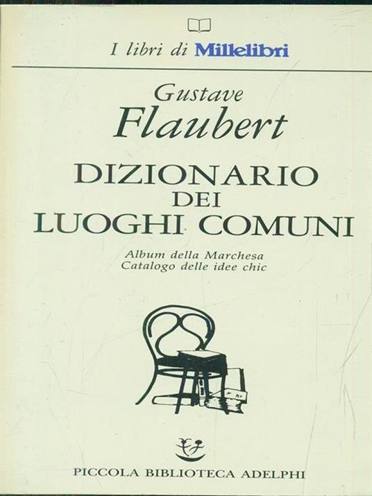 Dizionario dei luoghi comuni - Gustave Flaubert - copertina