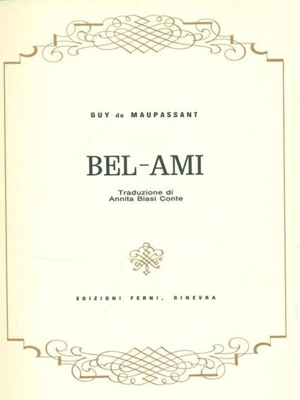 Bel-ami - Guy de Maupassant - copertina