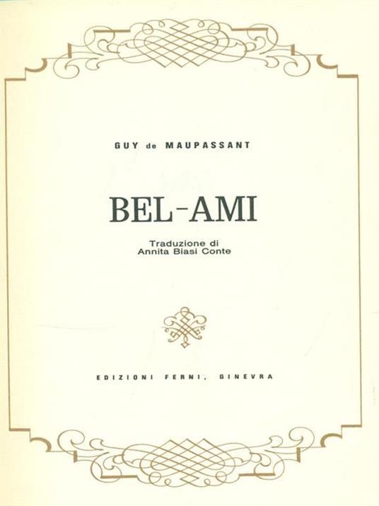 Bel-ami - Guy de Maupassant - copertina