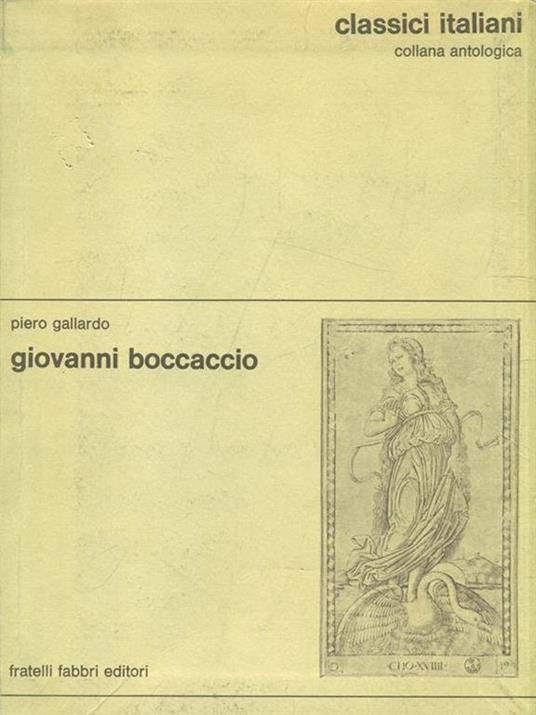Giovanni Boccaccio - Piero Gallardo - copertina