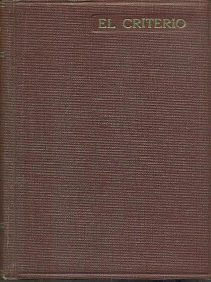 El criterio - copertina