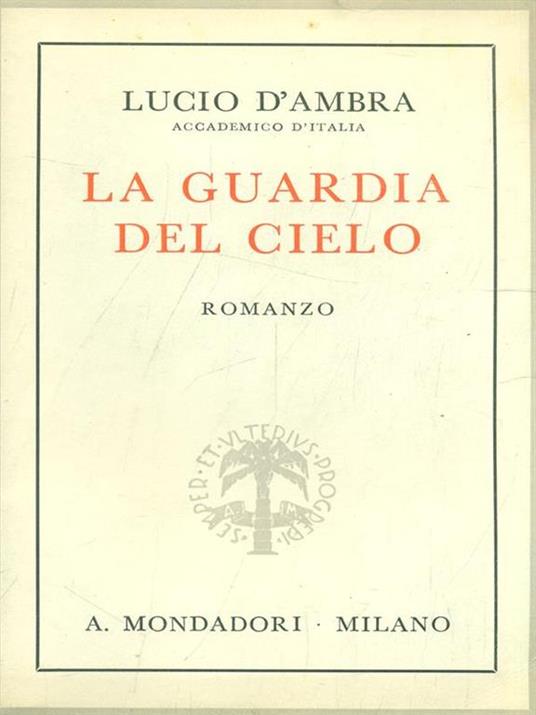 La guardia del cielo - Lucio D'Ambra - copertina