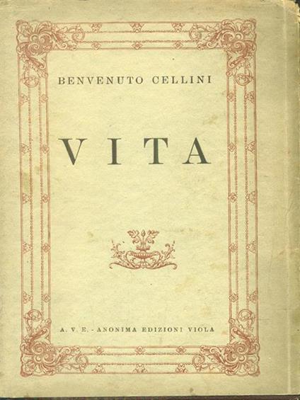 Vita - Benvenuto Cellini - copertina