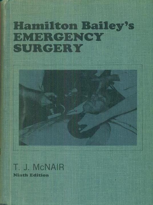 Hamilton Bailey's emergency surgery - T. J. McNair - copertina