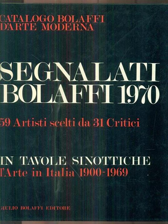 Segnalati bolaffi 1970. Vol. II - copertina