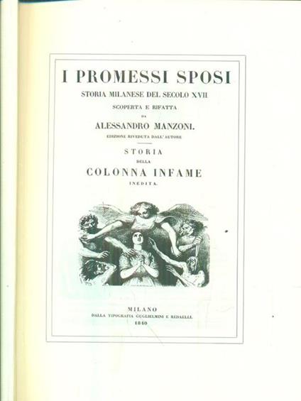 I promessi sposi - Alessandro Manzoni - copertina