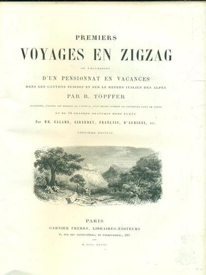 Premiers Voyages en Zigzag. 2vv - Rodolphe Töpffer - copertina
